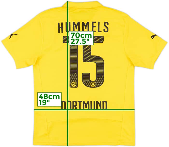 2014-15 Dortmund CL Home Shirt Hummels #15 - 5/10 - (S)