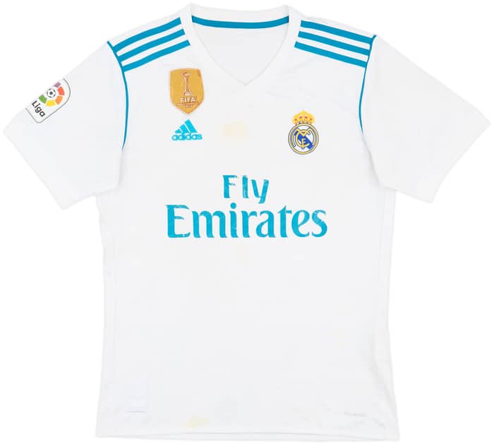 2017-18 Real Madrid Home Shirt - 5/10 - (M)
