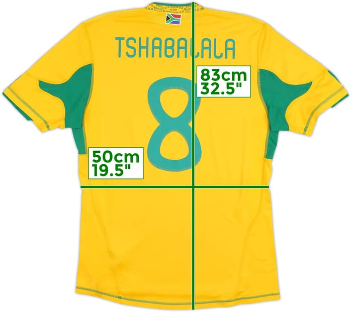 2009-11 South Africa Home Shirt Tshabalala #8 - 7/10 - (L)