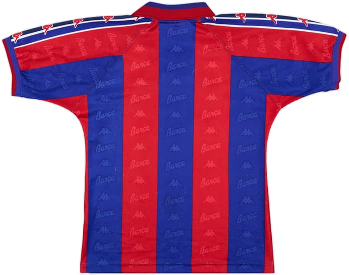 1995-97 Barcelona Home Shirt - 8/10 - (XL.Boys)