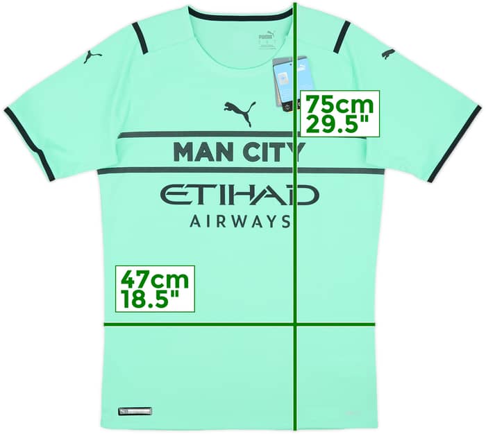 2021-22 Manchester City Authentic GK S/S Shirt (L)