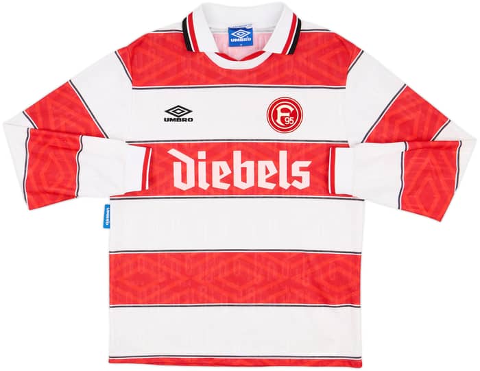 1995-96 Fortuna Dusseldorf Home L/S Shirt - 9/10 - (M)
