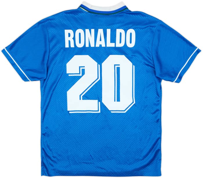 1994-97 Brazil Away Shirt Ronaldo #20 - 7/10 - (M)