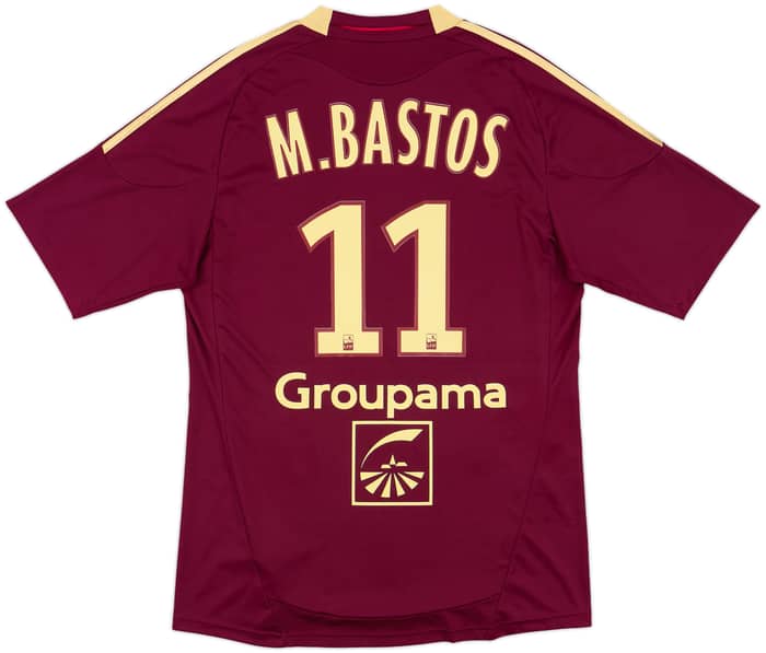 2010-11 Lyon Away Shirt M.Bastos #11 - 7/10 - (M)