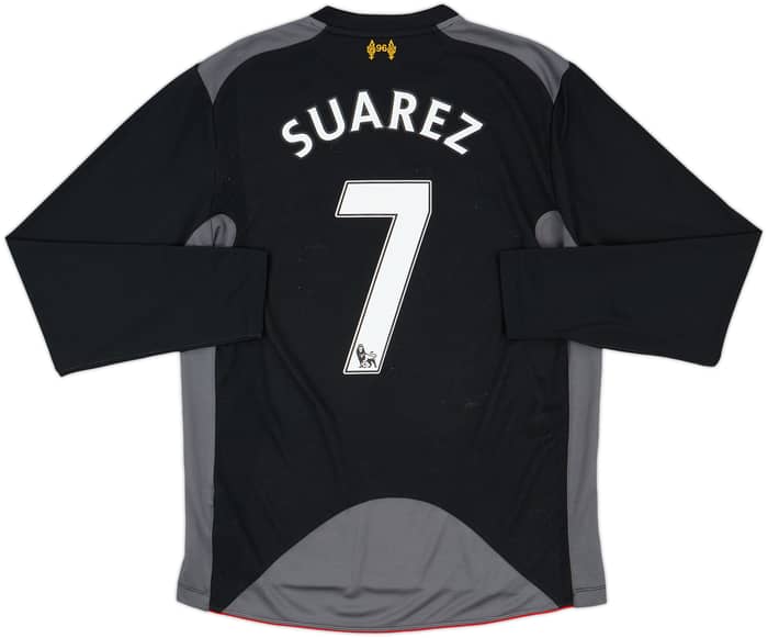 2012-13 Liverpool Away L/S Shirt Suarez #7 - 7/10 - (M)
