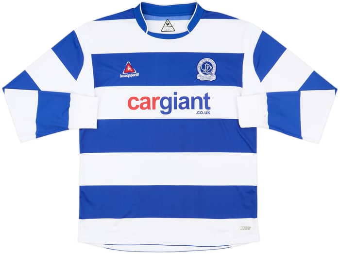 2007-08 QPR Home L/S Shirt - 10/10 - (L)