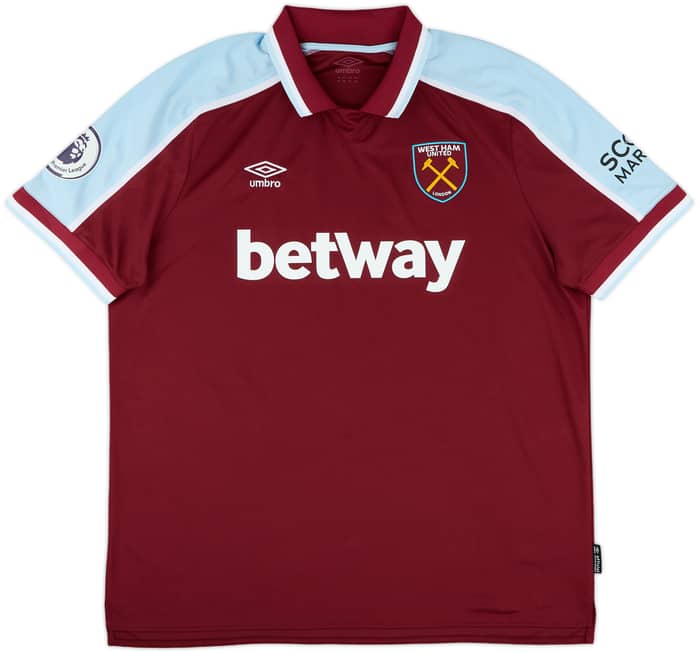 2021-22 West Ham Home Shirt Bowen #20 - 9/10 - (XXL)