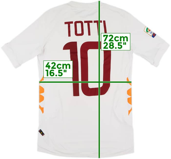2011-12 Roma Away Shirt Totti #10 - 6/10 - (S)