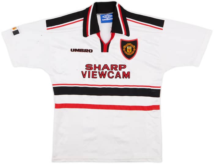 1997-99 Manchester United Away Shirt - 6/10 - (M.Boys)