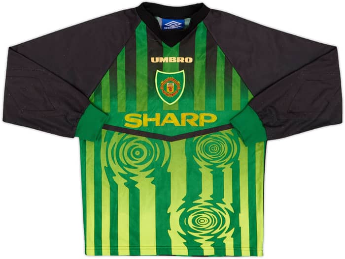 1997-98 Manchester United GK Shirt - 6/10 - (M.Boys)
