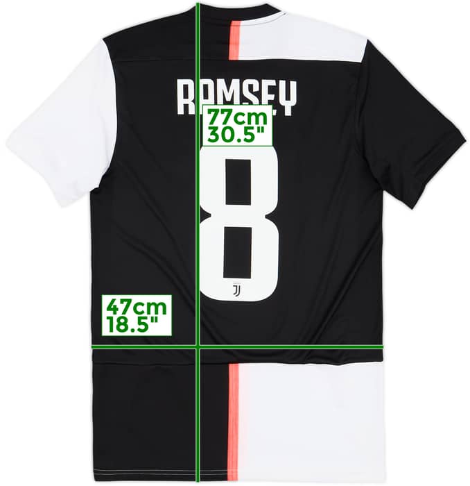 2019-20 Juventus Home Shirt Ramsey #8 - 9/10 - (S)