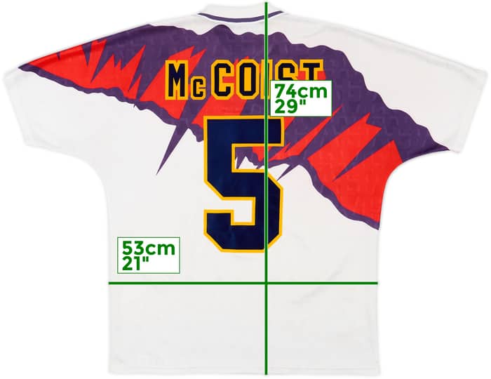 1991-93 Scotland Away Shirt McCoist #5 - 8/10 - (L)