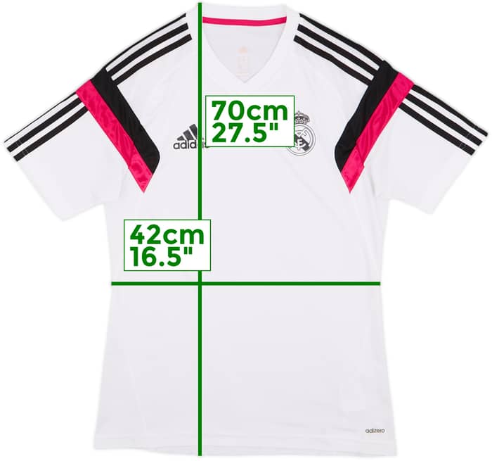 2014-15 Real Madrid adizero Training Shirt - 7/10 - (S)