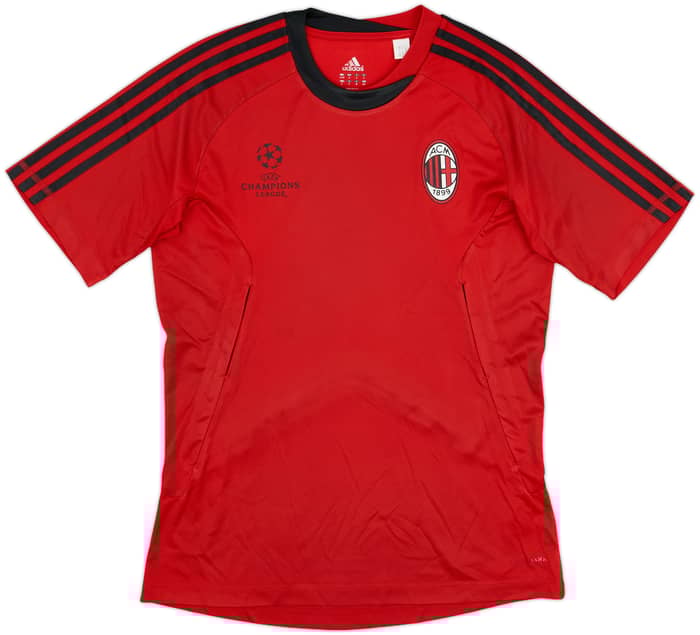 2010-11 AC Milan adidas CL Training Shirt - 9/10 - (S)