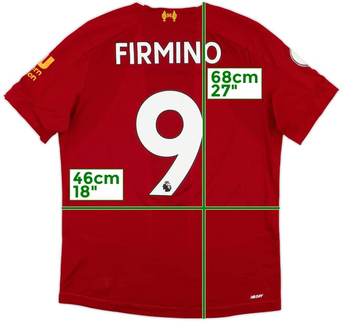 2019-20 Liverpool Home Shirt Firmino #9 - 6/10 - (S)