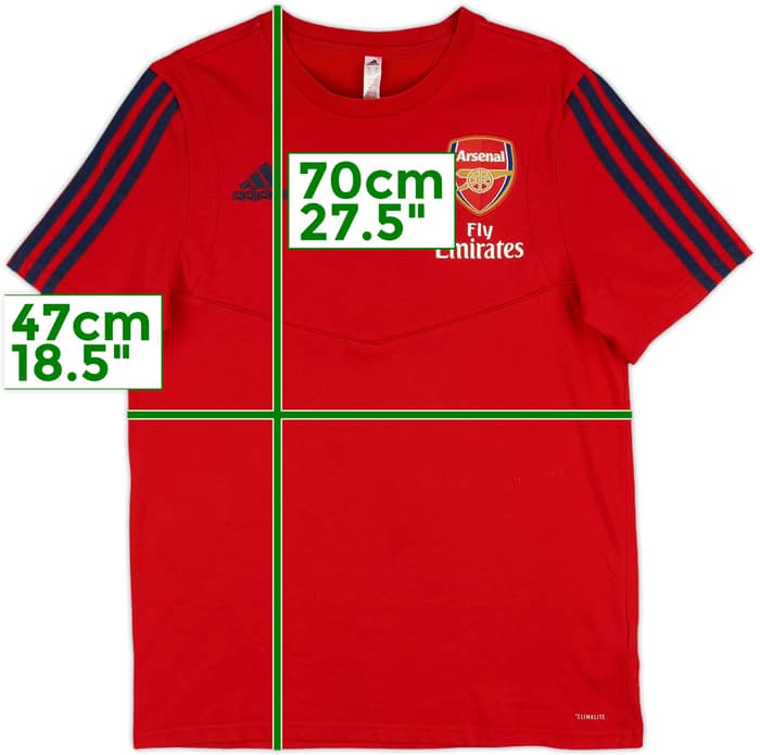 2019-20 Arsenal adidas Cotton Tee - 7/10 - (XL.Boys)