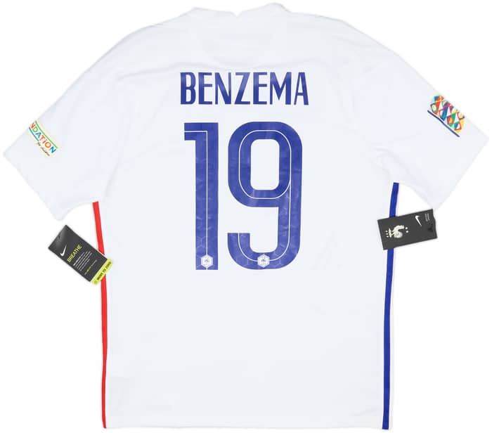 2020-21 France 'vs Spain' Away Shirt Benzema #19 (M)