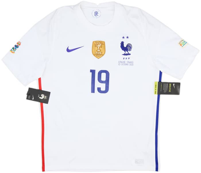 2020-21 France 'vs Spain' Away Shirt Benzema #19 (M)