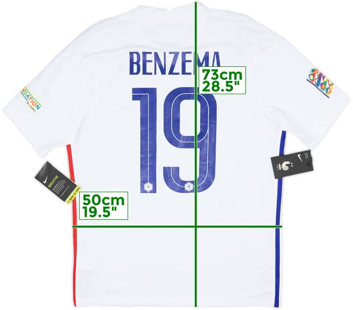 2020-21 France 'vs Spain' Away Shirt Benzema #19 (M)