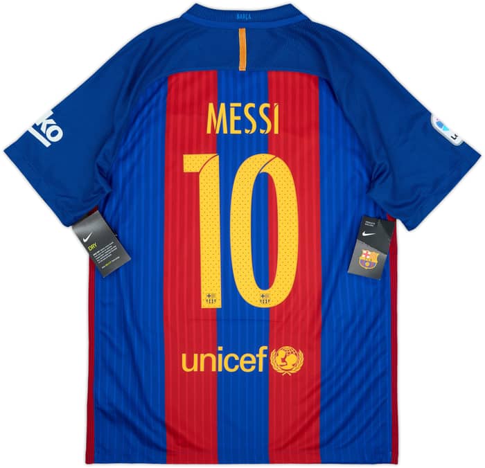 2016-17 Barcelona Home Shirt Messi #10 (M)