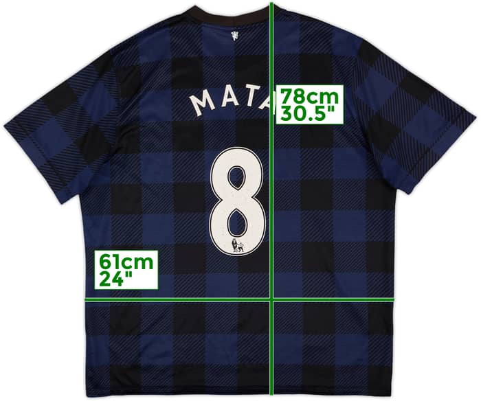 2013-14 Manchester United Away Shirt Mata #8 - 6/10 - (XXL)