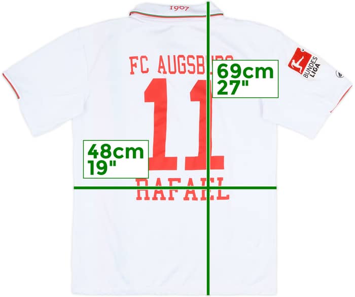 2011-12 Augsburg Home Shirt Rafael #11 - 8/10 - (XS)