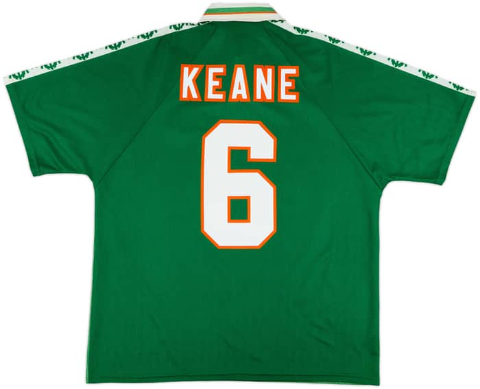 1996-98 Ireland Home Shirt Keane #6 - 10/10 - (XL)