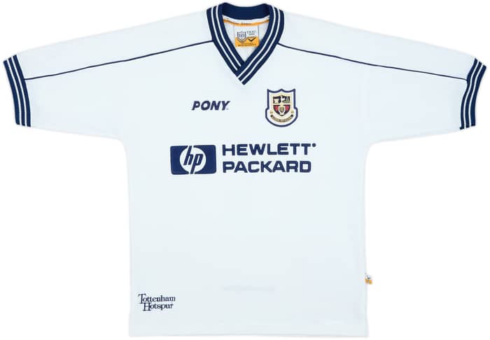 1997-99 Tottenham Home Shirt Ginola #14 - 8/10 - (S)