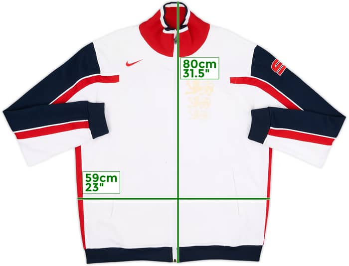 2008-09 England Nike Track Jacket - 7/10 - (L)