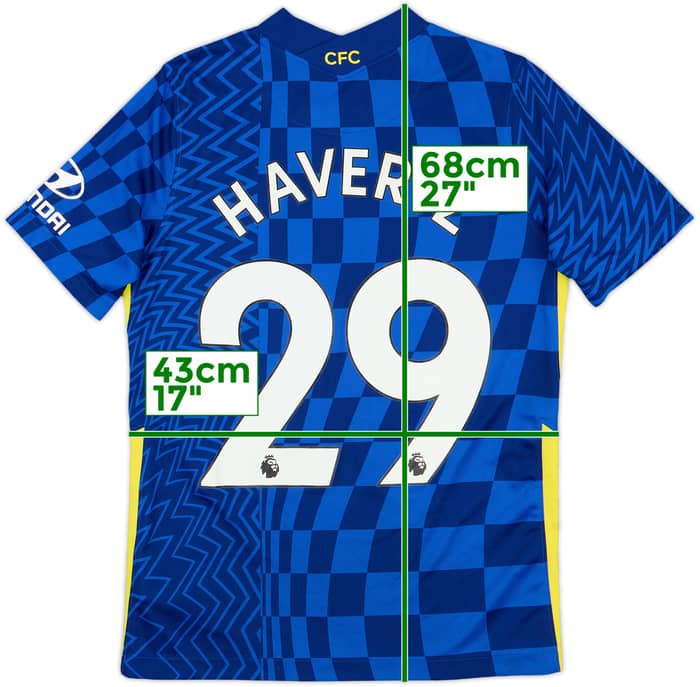 2021-22 Chelsea Home Shirt Havertz #29 - 8/10 - (XL.Boys)