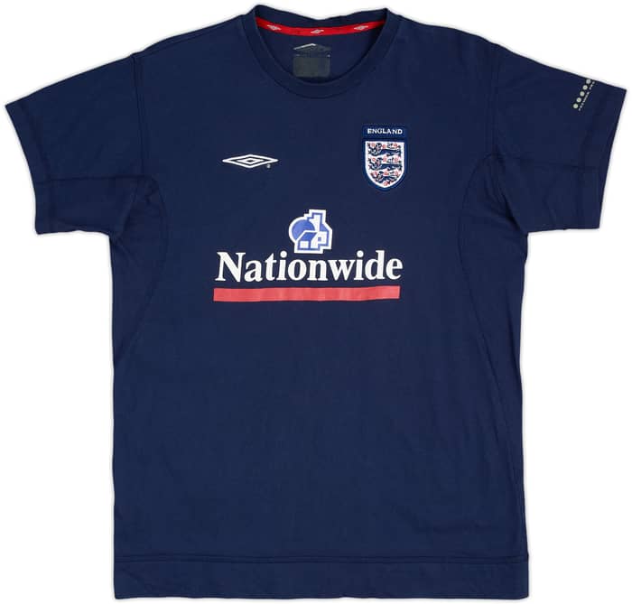 2002-03 England Umbro Cotton Tee - 8/10 - (S)
