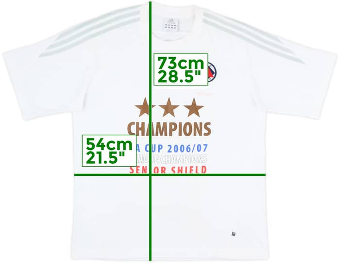 2006-07 South China adidas 'Champions' Tee - 9/10 - (M/L)
