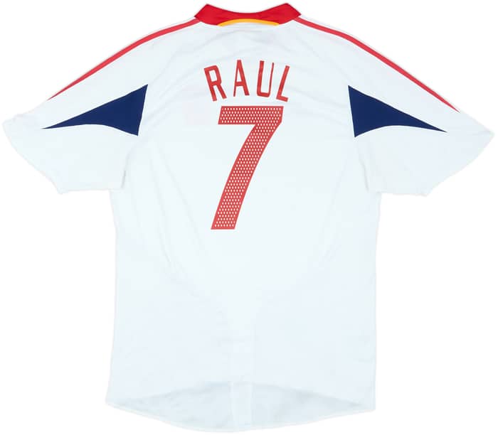 2004-06 Spain Away Shirt Raul #7 - 6/10 - (XL)