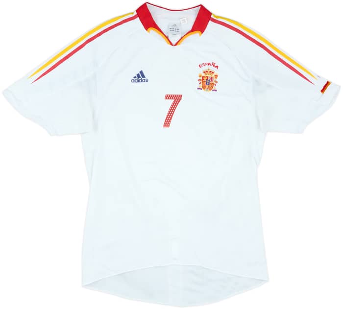 2004-06 Spain Away Shirt Raul #7 - 6/10 - (XL)