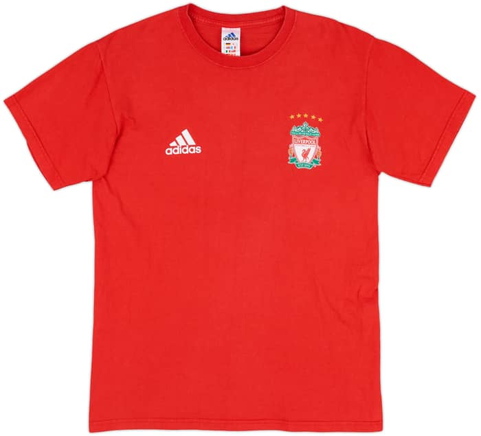 2006-07 Liverpool adidas Cotton Tee - 8/10 - (S)