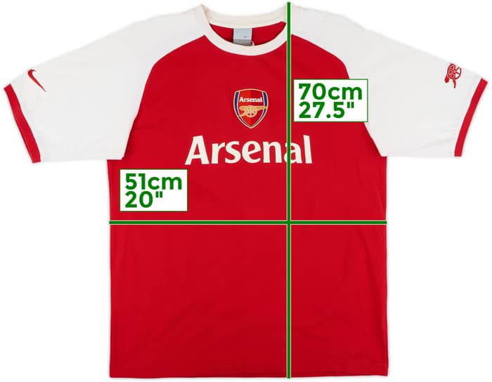 2006-07 Arsenal Nike Cotton Tee - 6/10 - (M)