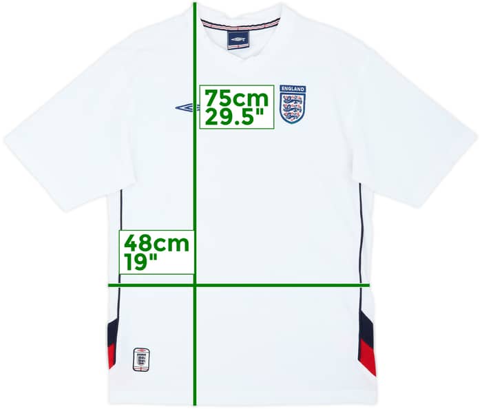 2004-06 England Umbro Training Shirt - 8/10 - (M)