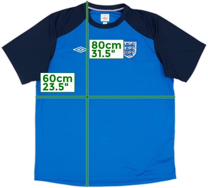2010-11 England Umbro Training Shirt - 6/10 - (XXL)
