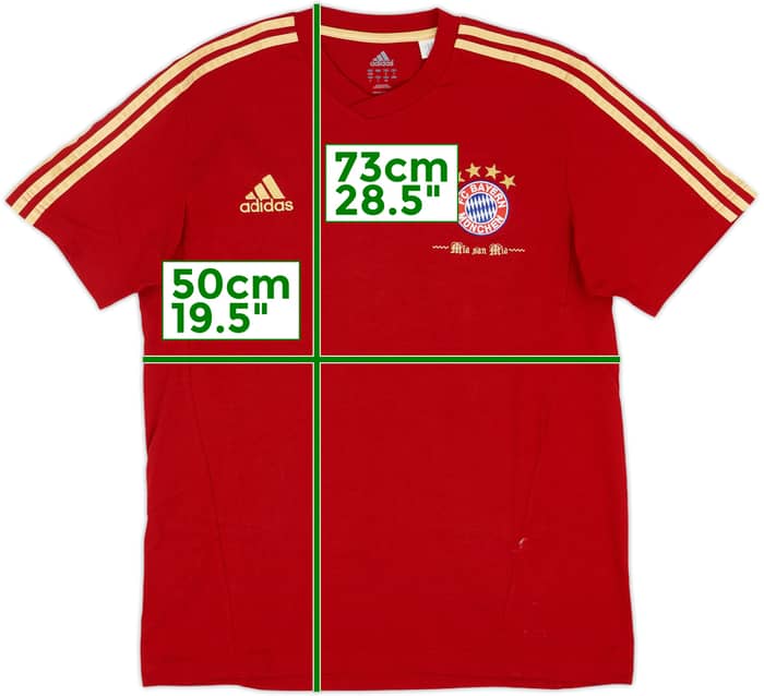 2011-12 Bayern Munich adidas Cotton Tee - 7/10 - (L)