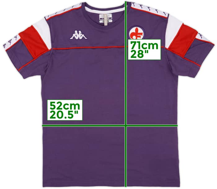 2021-22 Fiorentina Kappa Cotton Tee - 8/10 - (XL)