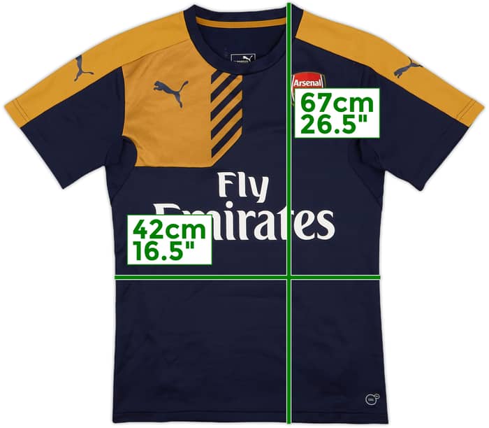 2015-16 Arsenal Puma Training Shirt - 9/10 - (S)