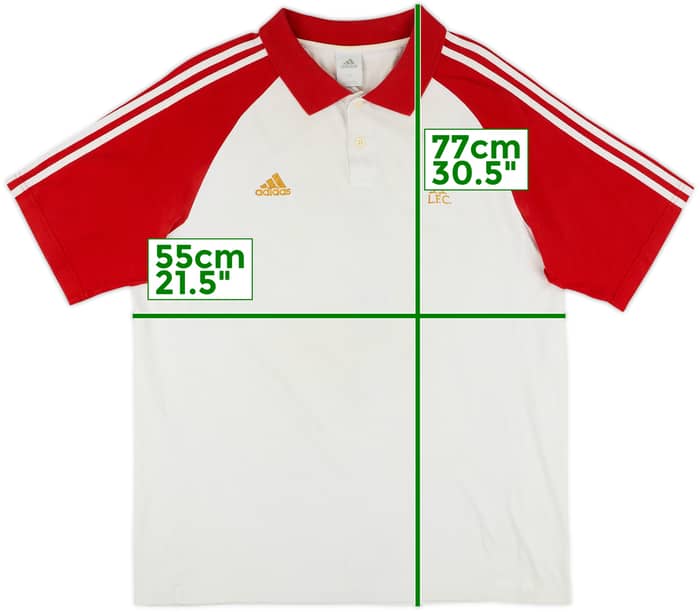 2007-08 Liverpool adidas Polo Shirt - 6/10 - (XXL)
