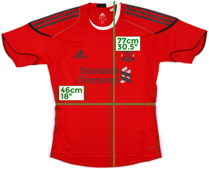 2010-11 Liverpool adidas Formotion Training Shirt - 9/10 - (M/L)