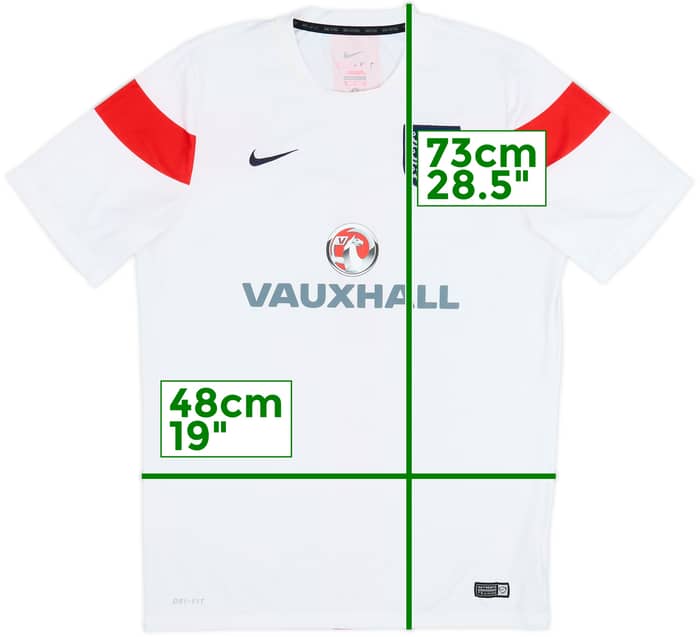 2014-15 England Nike Training Shirt - 7/10 - (XL)