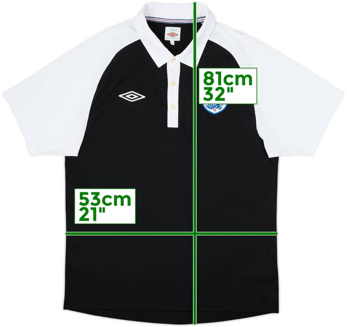 2010-11 England Umbro Polo Shirt - 9/10 - (L)