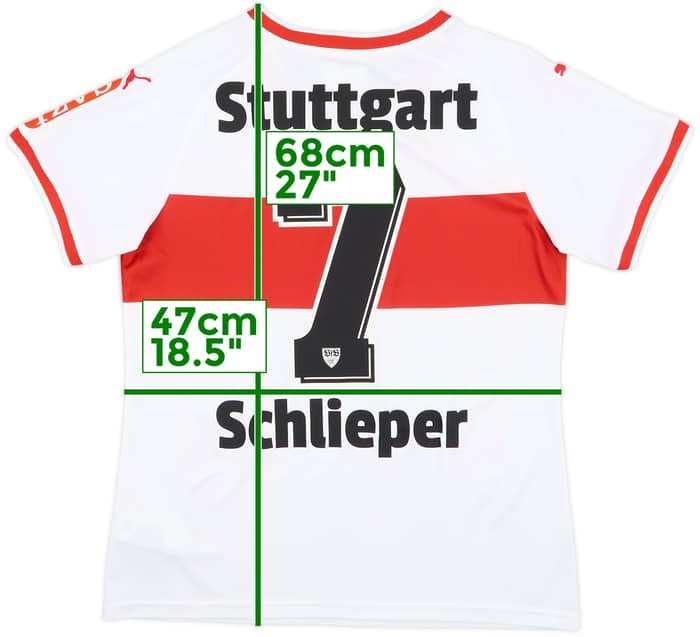 2018-19 Stuttgart Home Shirt Schlieper #7 - 10/10 - (Women's M)