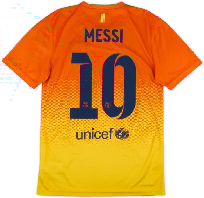 2012-13 Barcelona Basic Away Shirt Messi #10 - 6/10 - (S)