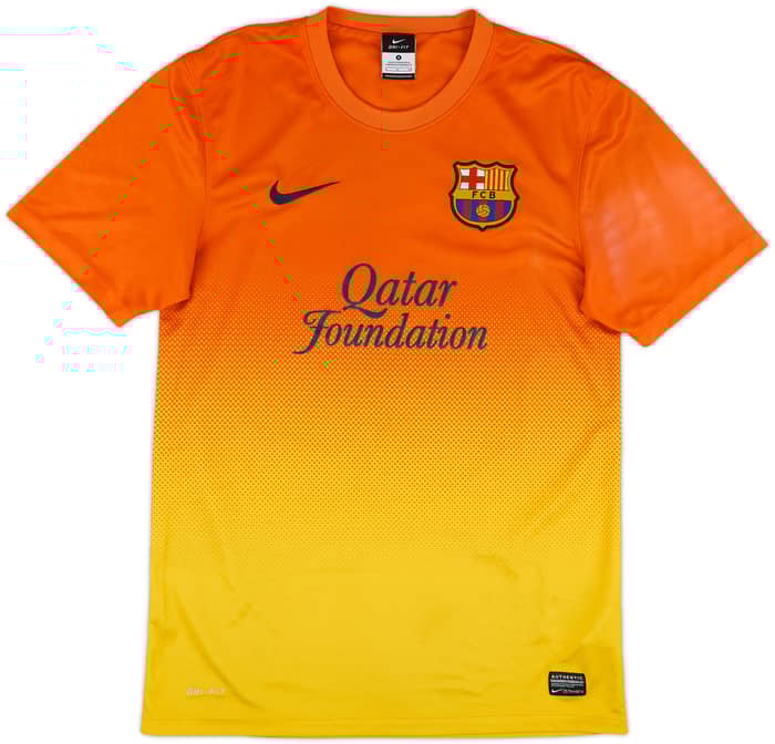 2012-13 Barcelona Basic Away Shirt Messi #10 - 6/10 - (S)