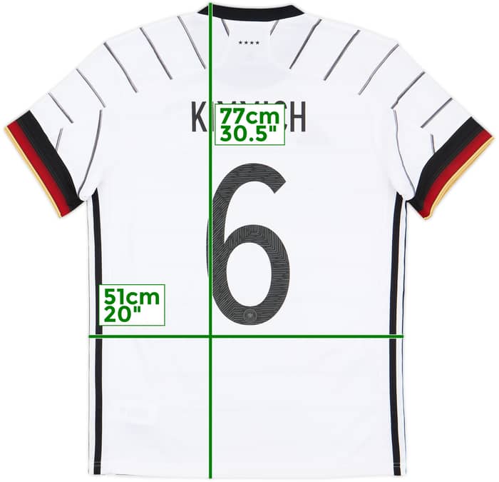 2020-21 Germany Home Shirt Kimmich #6 - 8/10 - (M)