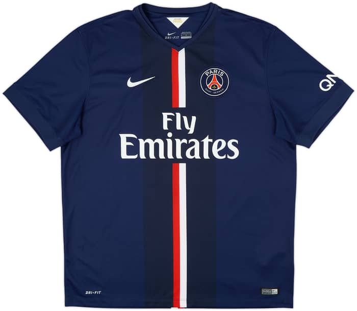 2014-15 Paris Saint-Germain Home Shirt Ibrahimovic #10 - 10/10 - (XL)